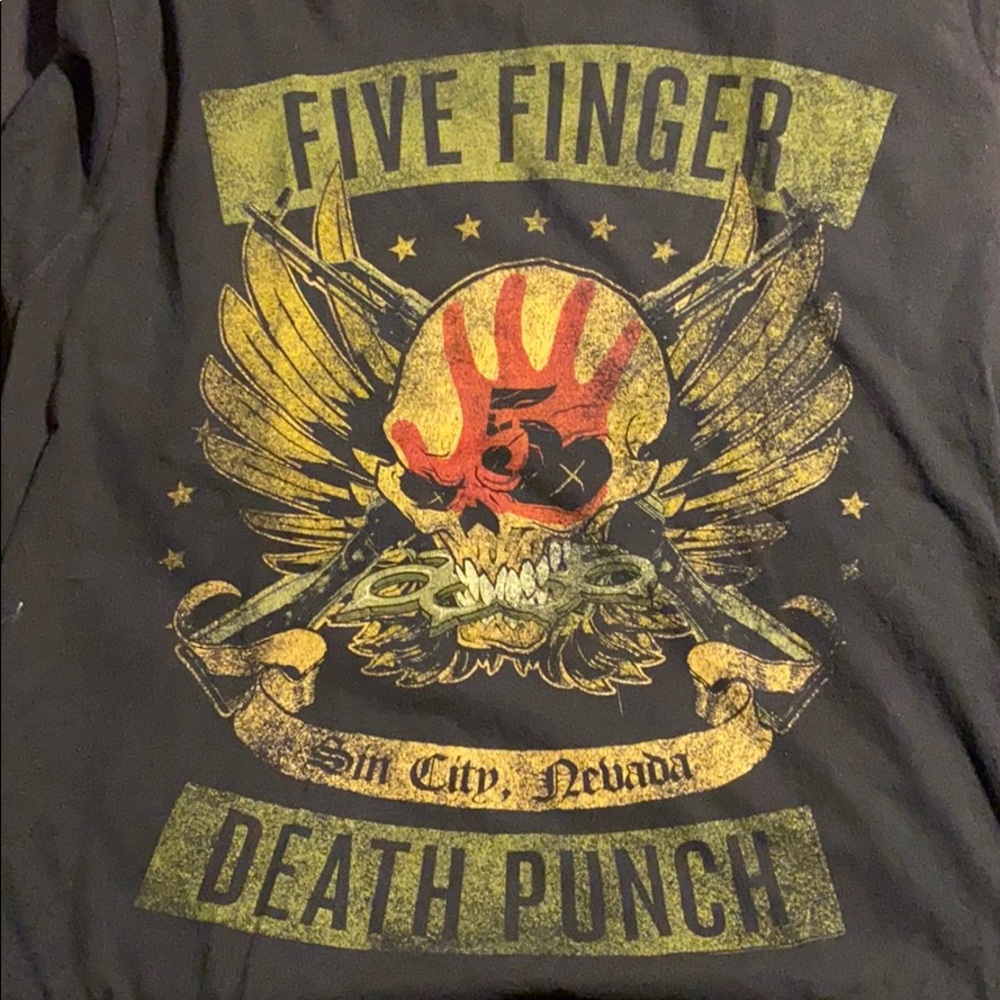 Vintage looking Five Finger Death Punch t-shirt